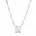 Lab-Created Diamonds by KAY Necklace 1/2 ct tw 14K White Gold 19"