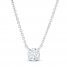 Lab-Created Diamonds by KAY Necklace 1/2 ct tw 14K White Gold 19"