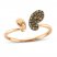 Le Vian Chocolatier Butterfly Ring 1/6 ct tw Diamonds 14K Strawberry Gold