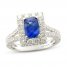 Le Vian Couture Sapphire Ring 1-1/6 ct tw Diamonds 18K Vanilla Gold
