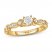 Adrianna Papell Diamond Engagement Ring 3/8 ct tw 14K Yellow Gold