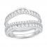 Diamond Enhancer Band 1-1/4 ct tw Round-cut 14K White Gold