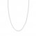 Snake Chain Necklace 14K White Gold 16" Length