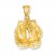 Boxing Gloves Charm 14K Yellow Gold