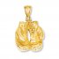 Boxing Gloves Charm 14K Yellow Gold