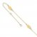 Beaded Anklet 14K Yellow Gold