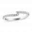 Diamond Wedding Band 1/6 ct tw Round-cut 14K White Gold