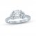 Monique Lhuillier Bliss Diamond Engagement Ring 2-1/8 ct tw Round & Marquise-cut 18K White Gold