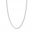 22" Textured Rope Chain 14K White Gold Appx. 2.15mm