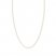 Adjustable 22" Square Wheat Chain 14K Yellow Gold Appx. 85mm