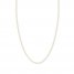 Adjustable 22" Square Wheat Chain 14K Yellow Gold Appx. 85mm