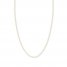 Adjustable 22" Square Wheat Chain 14K Yellow Gold Appx. 85mm