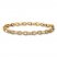 Diamond Infinity Bracelet 1 cttw Baguette/Round 10K Yellow Gold