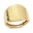 Honeycomb Graduated Ring 10K Yellow Gold