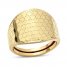 Honeycomb Graduated Ring 10K Yellow Gold