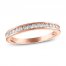 Diamond Wedding Band 1/3 ct tw Round-cut 14K Rose Gold