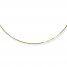 Box Chain Necklace 14K Yellow Gold 24" Length