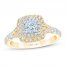 First Light Diamond Engagement Ring 1 ct tw Round-cut 14K Two-Tone Gold