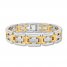 Men's Diamond Bracelet 1/5 ct tw Stainless Steel/Ion-Plating