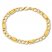 Men's Link Chain Bracelet 10K Yellow Gold 8.5" Length