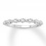 Diamond Wedding Band 1/2 ct tw Round-cut 14K White Gold