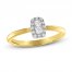 Forever Connected Diamond Ring 1/5 ct tw 10K Yellow Gold