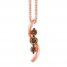 Le Vian Chocolate Diamonds Necklace 1/3 Carat tw 14K Gold