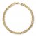 Rope Chain Bracelet 10K Yellow Gold 7.5" Length