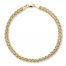 Rope Chain Bracelet 10K Yellow Gold 7.5" Length