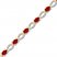 Lab-Created Ruby Bracelet 5/8 ct tw Diamonds 10K Yellow Gold