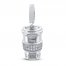 True Definition Coffee Cup Charm 1/10 ct tw Diamonds Sterling Silver