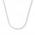 Wheat Chain Necklace 14K White Gold 24" Length