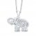 Unstoppable Love 1/20 ct tw Necklace Sterling Silver