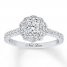 Neil Lane Engagement Ring 1 ct tw Diamonds 14K White Gold