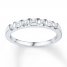 Anniversary Band 1/4 ct tw Diamonds 10K White Gold