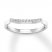 Diamond Wedding Band 1/8 ct tw Round-cut 14K White Gold