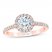 First Light Diamond Engagement Ring 1-1/4 ct tw Round-cut 14K Rose Gold