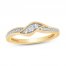 Diamond Anniversary Ring 1/6 ct tw 10K Yellow Gold