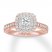 Neil Lane Engagement Ring 7/8 ct tw Diamonds 14K Rose Gold