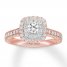 Neil Lane Engagement Ring 7/8 ct tw Diamonds 14K Rose Gold