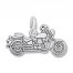 Motorcycle Charm Sterling Silver