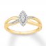 Diamond Ring 1/6 ct tw Round-cut 10K Yellow Gold