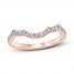 Diamond Wedding Band 1/4 ct tw Round-Cut 14K Rose Gold