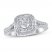 Lab-Created Diamonds by KAY Engagement Ring 1 ct tw Round-cut 14K White Gold
