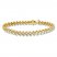 Diamond Bracelet 1 ct tw Round-cut 10K Yellow Gold 7 Length