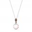 Le Vian Opal Necklace 1/4 ct tw Diamonds 14K Vanilla Gold 18"