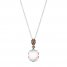 Le Vian Opal Necklace 1/4 ct tw Diamonds 14K Vanilla Gold 18"
