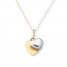 Children's Heart Necklace 14K Two-Tone Gold