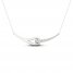 Love + Be Loved Diamond Necklace 1/2 ct tw 10K White Gold