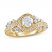 Adrianna Papell Diamond Engagement Ring 1 ct tw Marquise/Round-cut 14K Yellow Gold